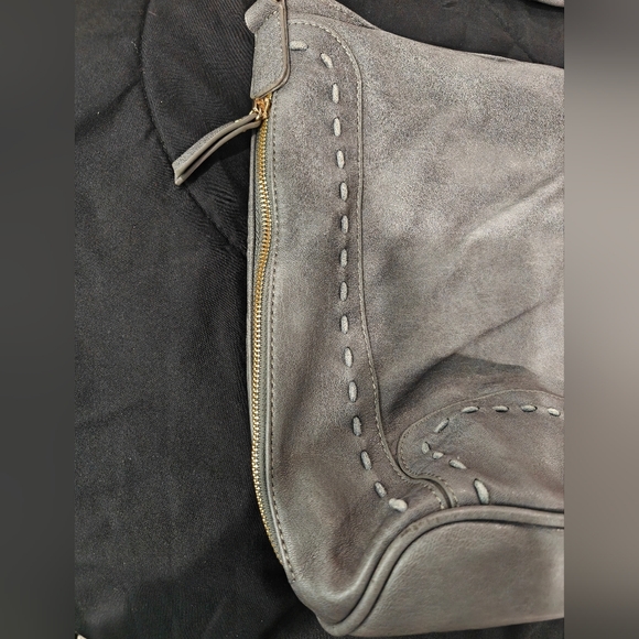 Gray Leather Women's Bag - Picture 3 of 5